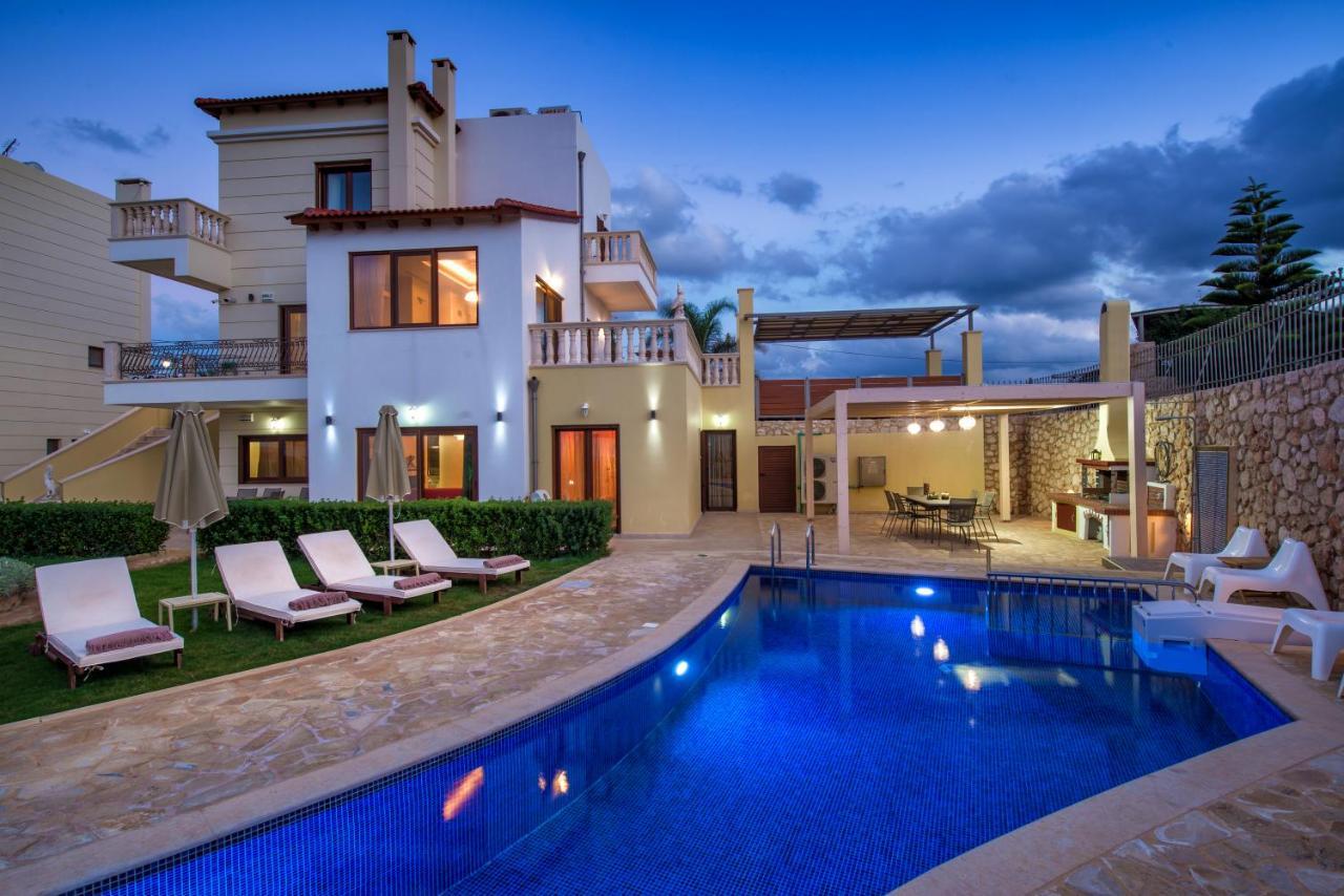 Azzuro Villa With Private Pool By Estia Khersónisos Eksteriør bilde