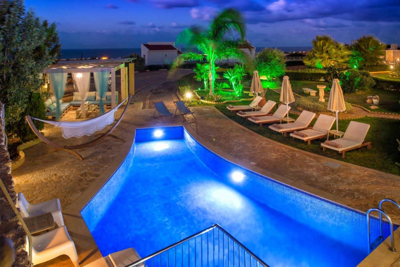 Azzuro Villa With Private Pool By Estia Khersónisos Eksteriør bilde